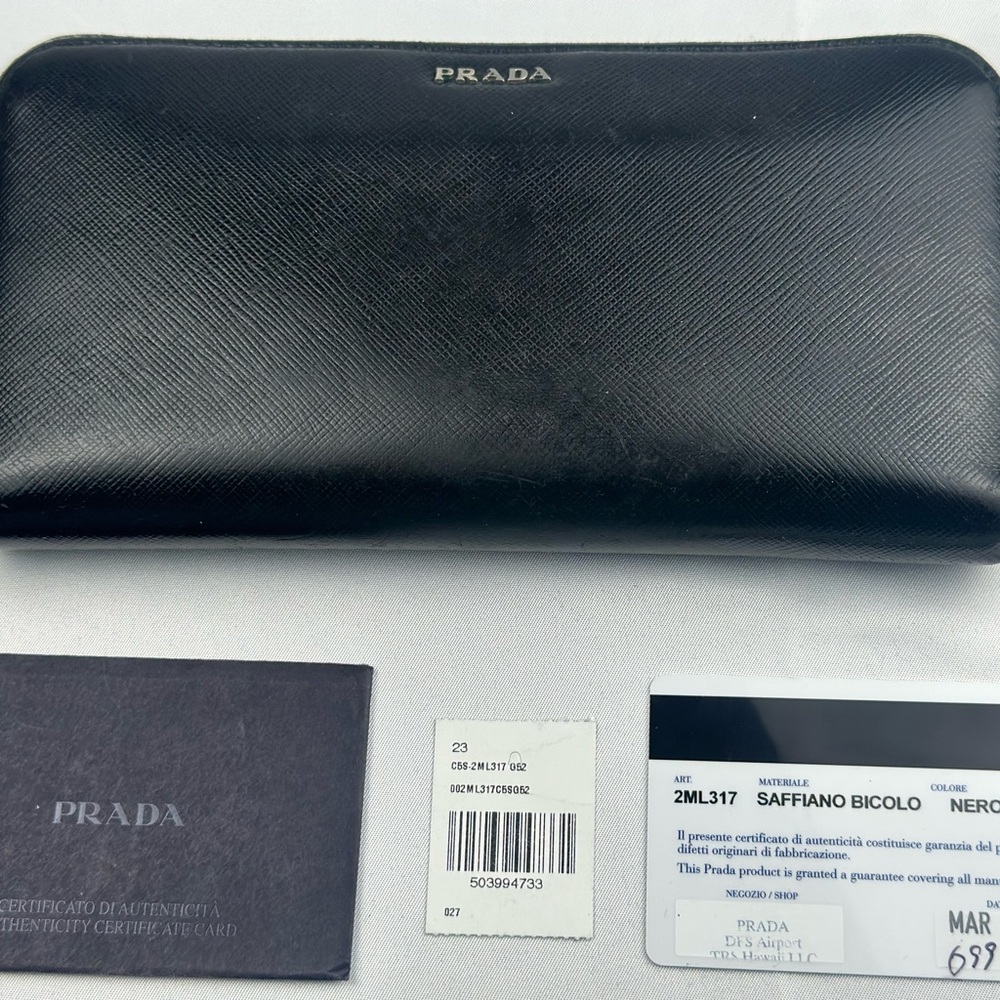 Prada Black Wallet